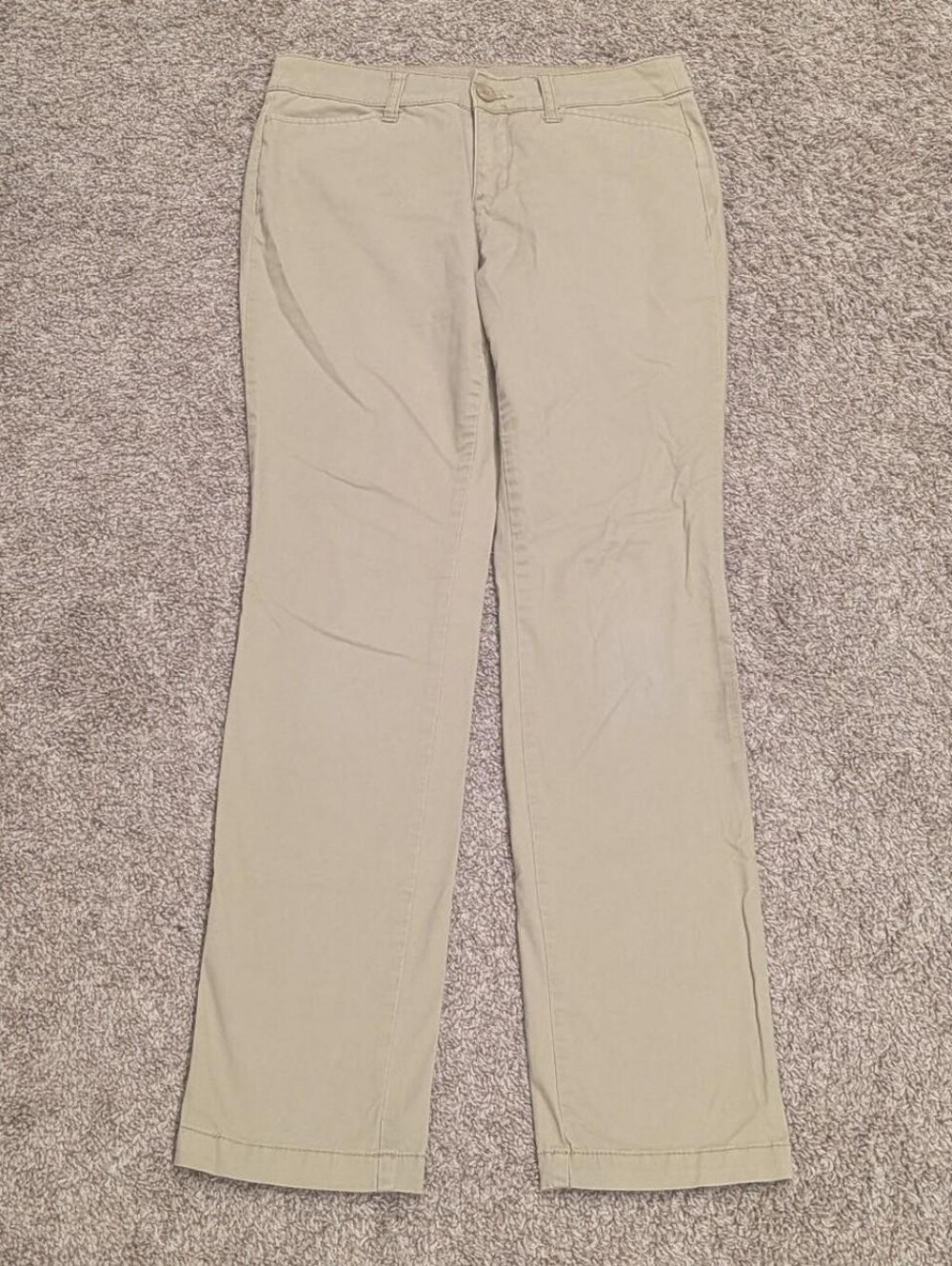 St. John's Bay Straight Leg Khaki Classis Straight Leg Chino Pants - Women's Siz